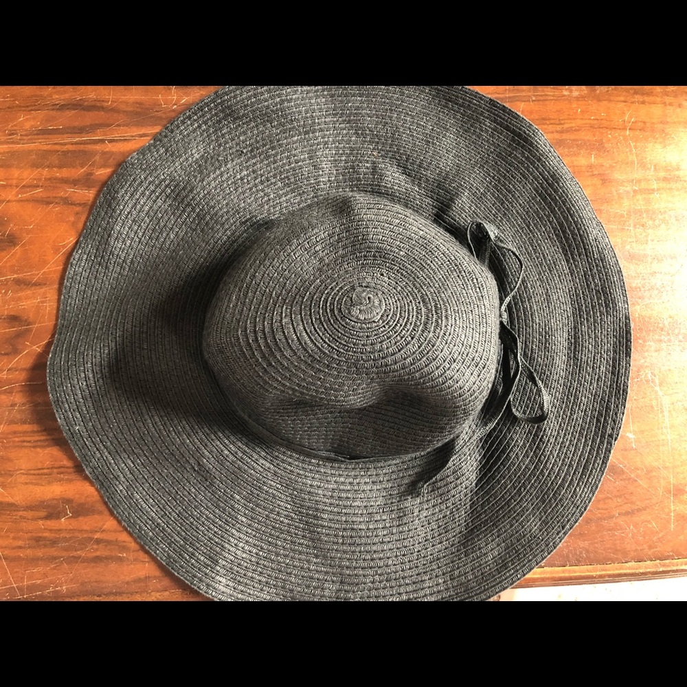 Black Floppy Hat